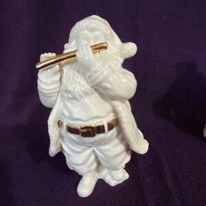 Vintage Lenox Santa Figurine with Flute